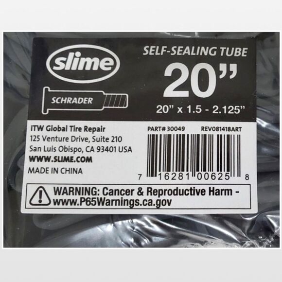 New 20” Bike Tire Self-Sealing Tube - Picture 10 of 16